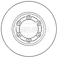 BORG & BECK Тормозной диск BBD4758